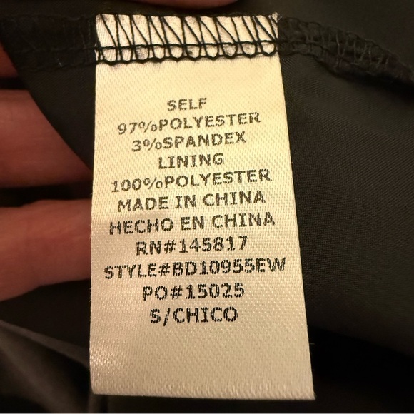 NEW Windsor Elegant Black Floral Maxi Dress size S lined spaghetti strap prom - Picture 7 of 16